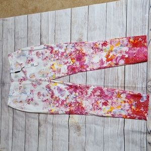 Elie Tahari floral eyelet pant 4